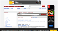 Desktop Screenshot of informationsarchiv.net