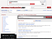 Tablet Screenshot of informationsarchiv.net
